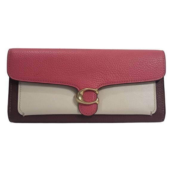 Coach Wallet Pink Tabby Colorblock